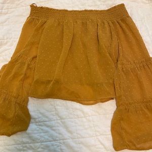 Off the shoulder shirt